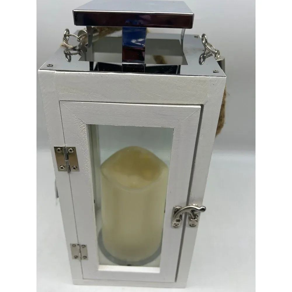Mission Galley Flameless Warm White LED Candle Lantern